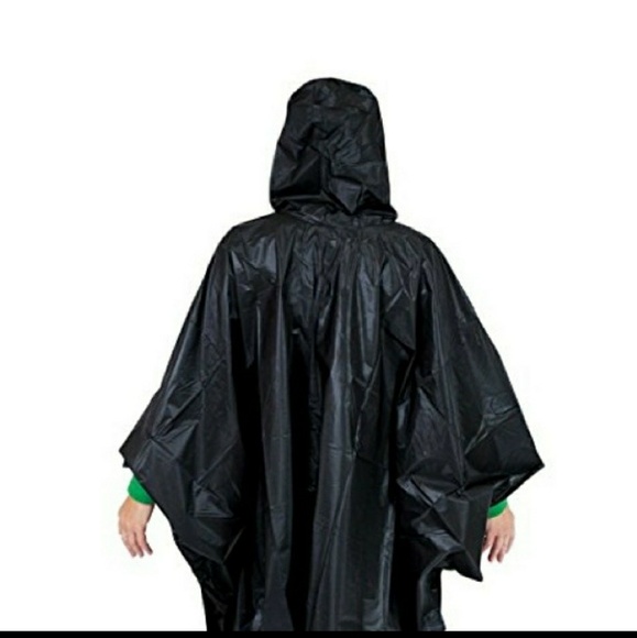 New Rain Essentials By Shedrain Hooded Poncho OS - Picture 1 of 3